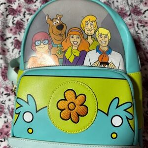 Loungefly Scooby-Doo Mini Backpack in Teal, Lime, Orange and Yellow